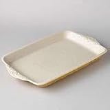 Pfaltzgraff 572 217 90 Weir in Your Kitchen Fennel Rectangular Baking Platter 12x9-in.