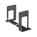 UNIVERSAL PRODUCTS / UNV54095 / Jumbo Deluxe Metal Bookends, Nonskid Padded Base, Black Enamel / Sold as 1 PR