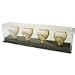 BCW Deluxe Acrylic 4 Gold Glove Baseball Display - Acrylic Base - Sports Memoriablia Display Case - Sportscards Collecting Supplies