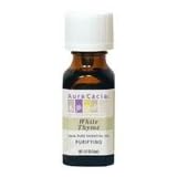 Aura Cacia Thyme White Essential Oil, 0.5 Ounce Bottles