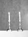 Clare-Bell Brass Works Dollhouse Miniature Silver Candlesticks