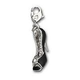 Swarovski Black Shoe Charm