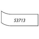 53713 1in X 23ft White/black Printing D1 Tape Cartridge