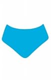 Turquoise Solid High Waisted Pant - Plus Size Swimwear Plus Size Swimsuits