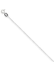 10k Gold White Gold Carded Cable Rope Chain 24 Inches