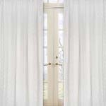 JoJo Designs White Eyelet Collection Window Panels - Set of 2