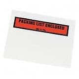 3M T1-1000 Envelope, packing list/invoice enclosed self-adhes. window, 1,000/box