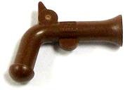 Lego Minifigure Weapon: Classic Brown Flintlock Pistol