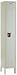 12 x 12 x 72 Single Tier 1-Wide Assembled Premium Stock Wardrobe Locker