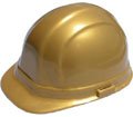 Omega II cap style hard hats with pin lock suspensions- Gold