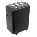Aurora Black Medium-Duty Micro-Shred Paper Shredder - 6 Sheet