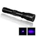 100mW 405nm Handhled Adjust Focus Violet Purple Blue Laser Pointer igniting matches/1*18650 inclued)