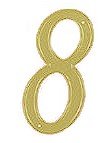 Stanley Hardware 4In House Number 8 57-9956