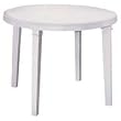 38" WHT Dining Table