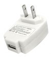 TRAVEL HOME CHARGER ADAPTER / WHITE FOR APPLE IPHONE, IPHONE 3G, IPOD VIDEO ....