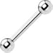 Body Candy Stainless Steel 6mm Balls Barbell Tongue Ring 10 Gauge 5/8