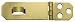 Solid Brass Hasp, 3/4