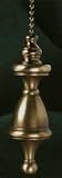 Finial Showcase Chateau Series Antique Brass Urn Fan Pull- FP228/FP228