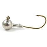 Unpainted Round Crappie Jig Heads 1/16 - 100 count