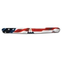 Vigilante Premium Series Hood Protector Aerodynamic w/Reverse Flip No Drilling Required American Flag w/Eagle