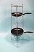CHROME SAUCEPAN STAND 5 TIER