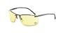 Bacou-Dalloz Harley-Davidson 700 Series Sunglass Style Safety Glasses With Gunmetal Frame/Amber Lens
