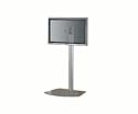 VCM Torino LCD-Standfuß Aluminium Mattglas