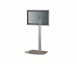 VCM Torino LCD-Standfuß Aluminium Mattglas