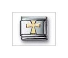 Cross No Color Classic Gold, Italian Charm by Nomination Charms