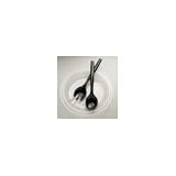 9 Black Plastic Serving Spoon (UBK72SSAB)