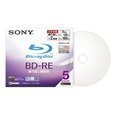 Cover image : SONY 2倍速対応BD-RE 5枚パック25GB(インクジェットプリンタ対応) 5BNE1VBPS2