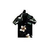 Buy Aloha Shirt Luggage Tag Bird of Paradise Black 5.25x5.5 by KC