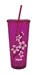 Cherry Blossoms 20oz Spirit Double Wall Tumbler Cup with Straw