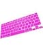 Mac MacBook Pro MC371LL-A Air MB940LL-A Early 2009 MA255LL-A MB986LL-A Magenta Silicone Keyboard Skin Cover / Protector