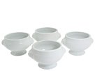 BIA Cordon Bleu Porcelain Individual Lion's Head Soup Bowls 14-Ounce Capacity, White, Set of 4
