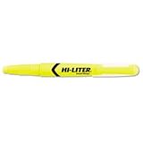 Hi-Liter GlideStik Highlighter, Non-Toxic/Smear, Fluorescent Yellow AVE24071