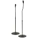 Dayton S3MR43 Satellite Speaker Stand Pair Round Steel Base