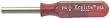 Xcelite P4 1/8" x 3 1/2" Compact Standard Nutdriver, Red Handle