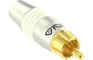 ATLONA RCA CONNECTOR WHITE COLOR - SOLDER TYPE