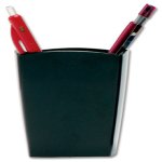 5 Star Office Pencil Pot W74xD74xH105mm Black 
