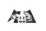 Rugged Ridge Stainless Steel Trim Accessories Windshield Accessories Jeep Wrangler 1997 to 2002 (With Full or Half Doors) Mirror Relocation Bracket