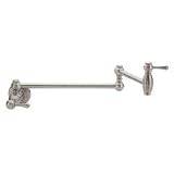 Danze D205057SS Opulence Wall Mount Pot Filler Faucet, Stainless Steel