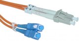 LC/SC, Multimode, Duplex Fiber Optic Cable, 62.5/125, 3 Meter (10 ft)