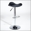 Euro Style 0-4371 Fabia Bar/Counter Stool Black/Chrome