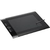 Wacom PTK440 Black Intuos4 Small Pen Tablet with Pen & Mouse (Factory Refurbished) - Newest Model
