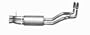 Dual Sport Exhaust Kit Exits Behind Rear Tire Incl. Stock Dual Inlet Muffler/Pipes/3.5 in. Stainless Tips/Hangers/Clamps Stainless