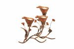6.5 Copper Lily T-lite Centerpiece