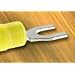 NSI Industries S16-8V-S Vinyl Insulated Spade Terminal, Small Packs, 16-14 Wire Size, 8" Stud Size, 0.315" Width, 0.846" Length