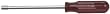 Xcelite L8 3/16" x 6" Extra Long - Full Hollow Shaft Nutdriver, Red Handle