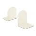 Office Products : Magnetic Bookends, 6w x 5d x 7h, Putty (UNV54072)